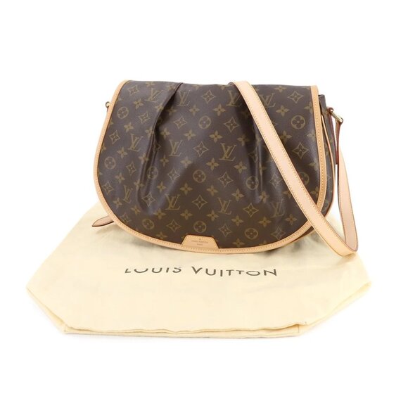LOUIS VUITTON Monogram Menilmontant MM Shoulder Bag Brown M40473 Purse 90280741 - Picture 1 of 10